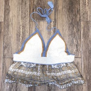American Eagle knitted crop top